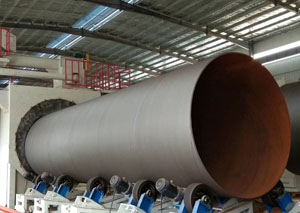 鋼管內外壁拋丸機，鋼管噴砂除鏽設備